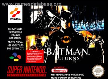 Cover Batman Returns for Super Nintendo